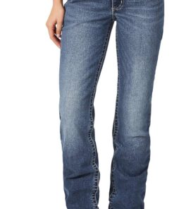 Wrangler Willow Mid Rise Performance Waist Boot Cut Ultimate Riding Jean - Jeans Mujer