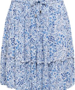 Only Onlibiza Life AOP Short Skirt Wvn Noos Falda Corta Primavera/Verano De Moda con Cintura Elástica Mujer (Pack de 1)