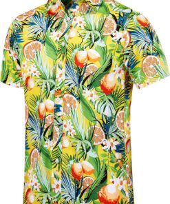 EUOW Camisa Abotonada para Hombre